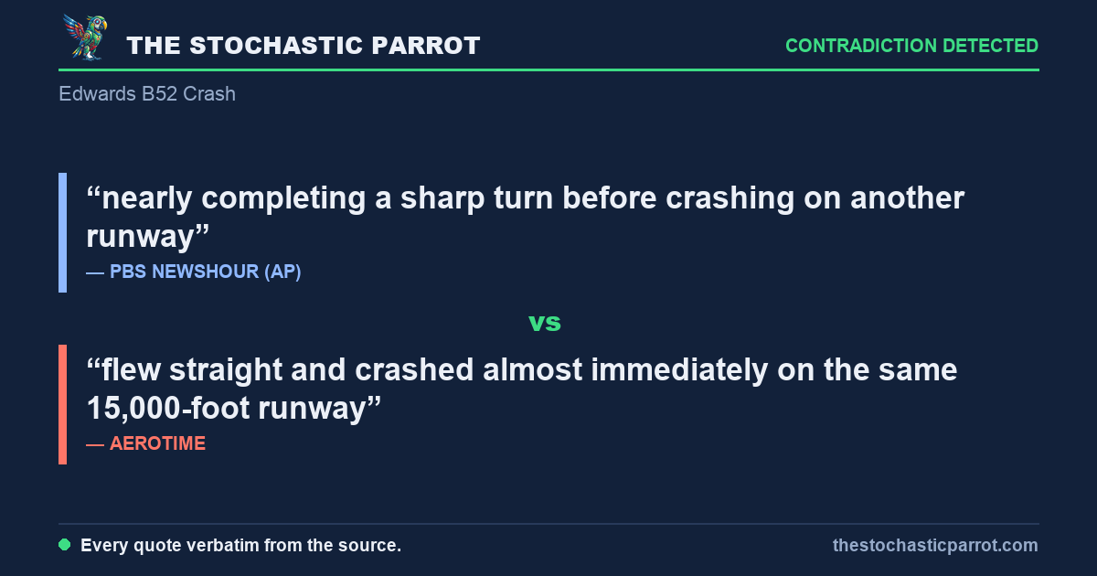 Edwards B-52 Crash