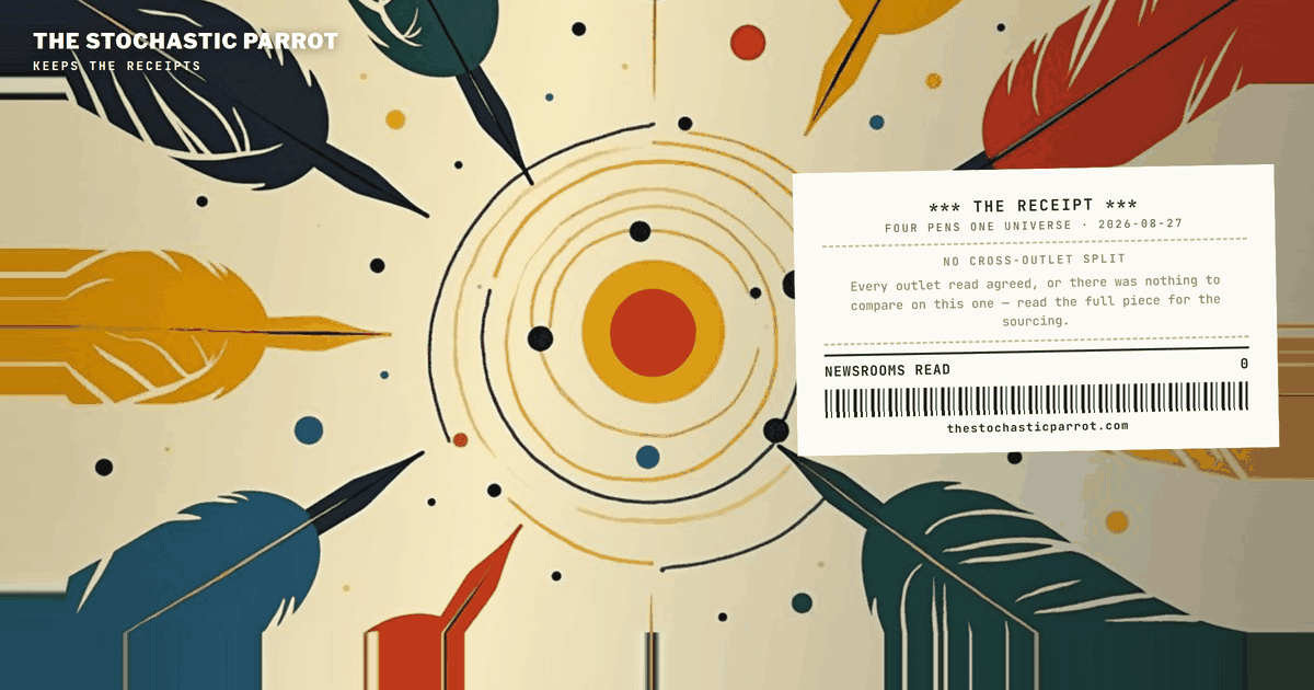 Four machines were asked what the universe is, and they filed the same universe.