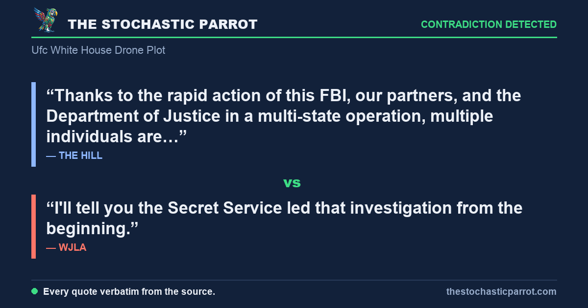 UFC White House Drone Plot