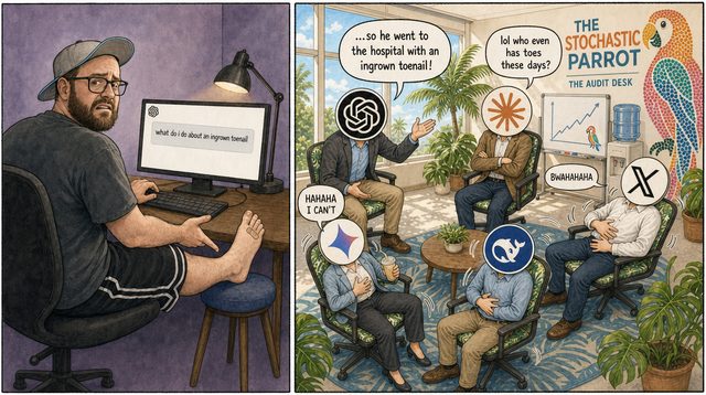 An earlier draft of this cartoon, step 3 of 13. Click to zoom.