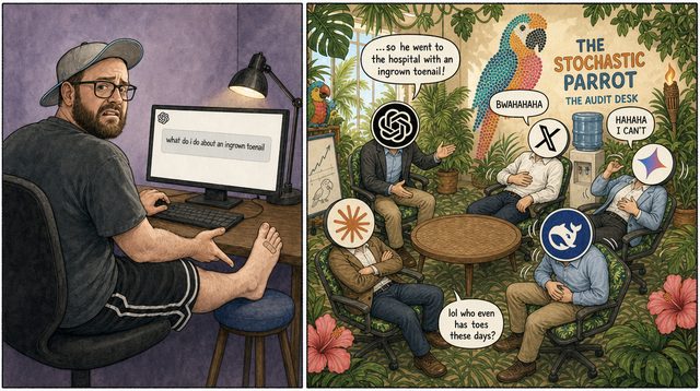 An earlier draft of this cartoon, step 4 of 13. Click to zoom.