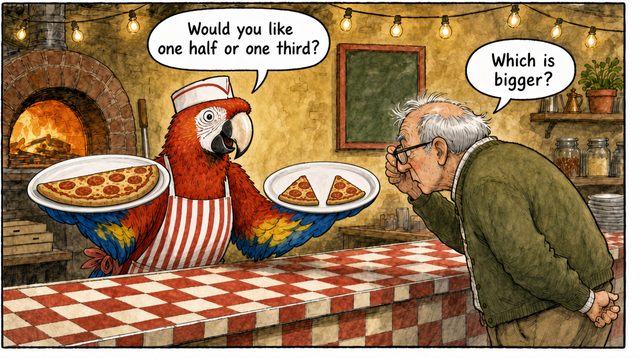 An earlier draft of this cartoon, step 3 of 3. Click to zoom.