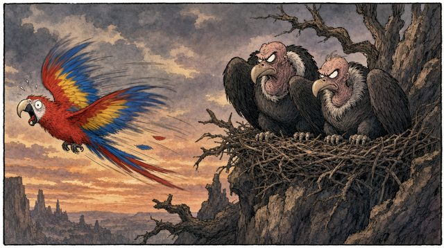 An earlier draft of this cartoon, step 1 of 1. Click to zoom.
