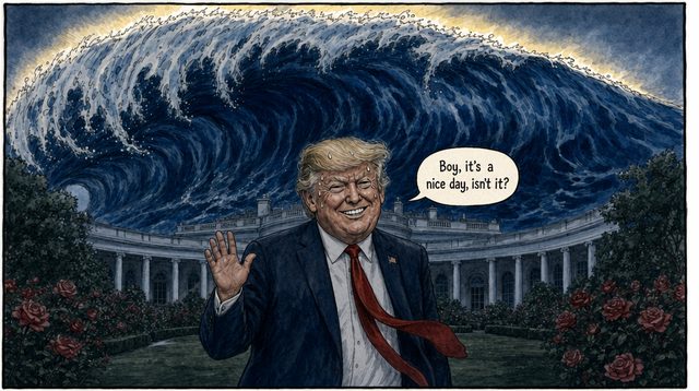 An earlier draft of this cartoon, step 2 of 2. Click to zoom.