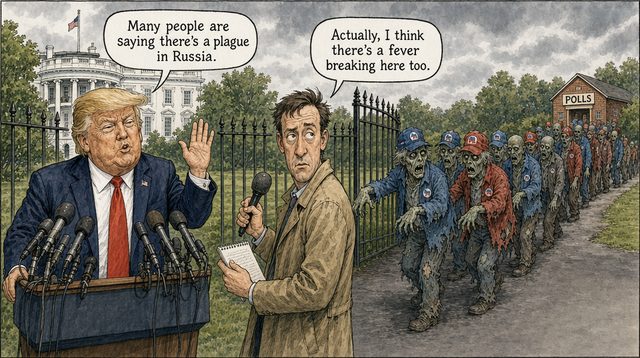 An earlier draft of this cartoon, step 1 of 2. Click to zoom.