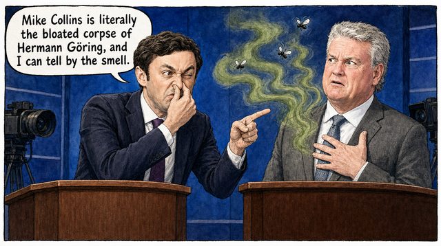 An earlier draft of this cartoon, step 1 of 3. Click to zoom.