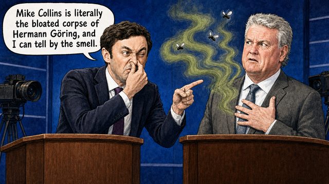 An earlier draft of this cartoon, step 2 of 3. Click to zoom.