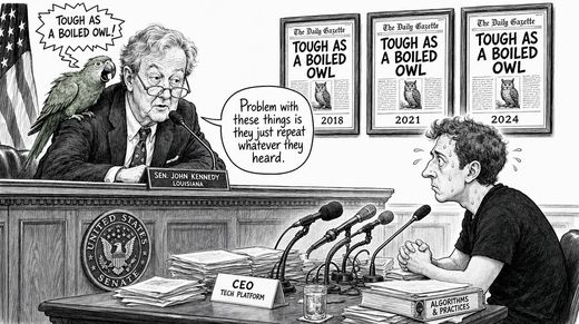 The Daily Cartoon: the senator is right about the machines