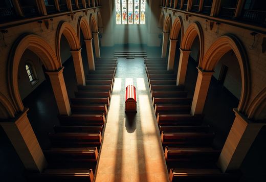 A senator was eulogized at the National Cathedral today, and ten newsrooms buried ten different men