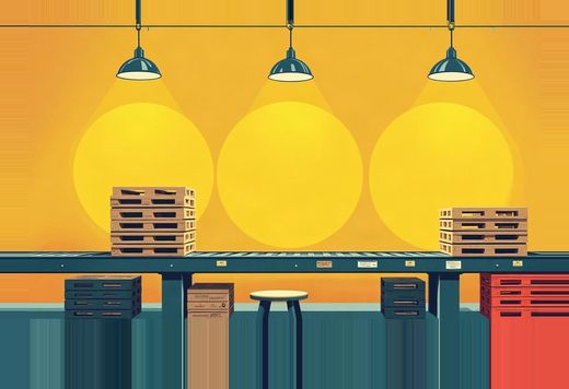 The manufacturing story told as two different grammatical moods — a brief on the tense of the boom, not the boom itself.