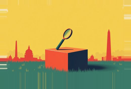 Six files run the photographs of the stage that stood on that lawn — and every one of them stops a sentence short of saying what killed the grass