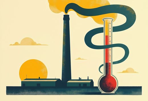 The CO2 forcing law, checked against 67 years of the actual temperature record.